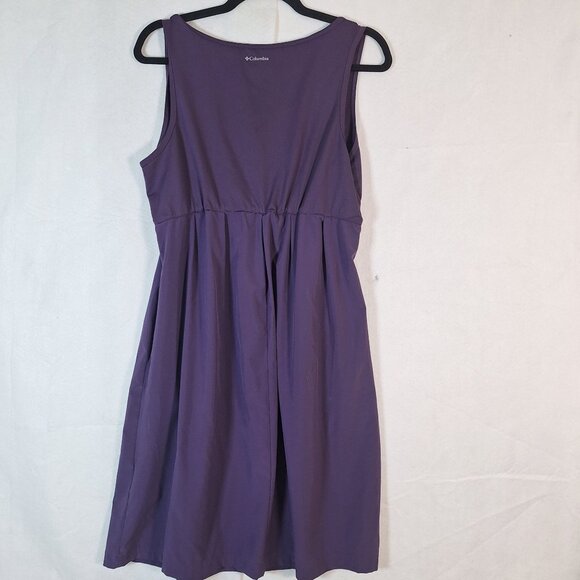 Columbia sleeveless pleated purple dress - Picture 2 of 4